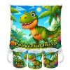 Kubek Poduszka Dinozaur Dinozaury T-rex Tyrannosaurus Triceratops